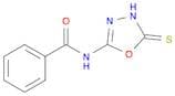 Benzamide, N-(4,5-dihydro-5-thioxo-1,3,4-oxadiazol-2-yl)-
