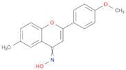 4H-1-Benzopyran-4-one, 2-(4-methoxyphenyl)-6-methyl-, oxime