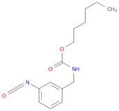 Carbamic acid, N-(3-isocyanatophenyl)methyl-, hexyl ester
