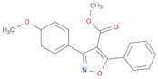 4-Isoxazolecarboxylic acid, 3-(4-methoxyphenyl)-5-phenyl-, methyl ester