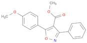 4-Isoxazolecarboxylic acid, 5-(4-methoxyphenyl)-3-phenyl-, methyl ester