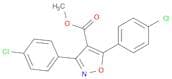 4-Isoxazolecarboxylic acid, 3,5-bis(4-chlorophenyl)-, methyl ester