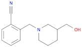 2-((3-(Hydroxymethyl)piperidin-1-yl)methyl)benzonitrile
