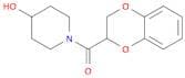 (2,3-Dihydro-benzo[1,4]dioxin-2-yl)-(4-hydroxy-piperidin-1-yl)-methanone