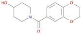 (2,3-Dihydrobenzo[b][1,4]dioxin-6-yl)(4-hydroxypiperidin-1-yl)methanone