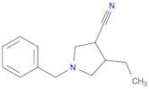 3-Pyrrolidinecarbonitrile, 4-ethyl-1-(phenylmethyl)-