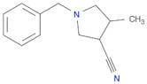 3-Pyrrolidinecarbonitrile, 4-methyl-1-(phenylmethyl)-