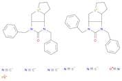 Thieno[1',2':1,2]thieno[3,4-d]imidazol-5-ium, decahydro-2-oxo-1,3-bis(phenylmethyl)-, (OC-6-22)-pe…