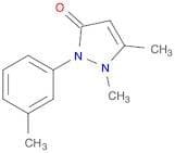 3H-Pyrazol-3-one, 1,2-dihydro-1,5-dimethyl-2-(3-methylphenyl)-