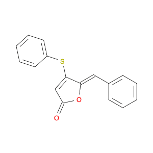 2(5H)-Furanone, 5-(phenylmethylene)-4-(phenylthio)-, (Z)- (9CI)