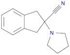 2-(Pyrrolidin-1-yl)-2,3-dihydro-1H-indene-2-carbonitrile
