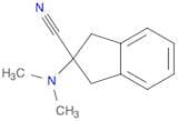 2-(Dimethylamino)-2,3-dihydro-1H-indene-2-carbonitrile