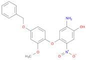 Phenol, 2-amino-4-[2-methoxy-4-(phenylmethoxy)phenoxy]-5-nitro-