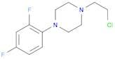 Piperazine, 1-(2-chloroethyl)-4-(2,4-difluorophenyl)-