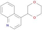Quinoline, 4-(1,4-dioxan-2-yl)-