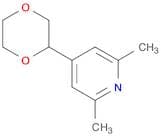 Pyridine, 4-(1,4-dioxan-2-yl)-2,6-dimethyl-