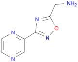 (3-(Pyrazin-2-yl)-1,2,4-oxadiazol-5-yl)methanamine