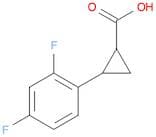 2-(2,4-Difluorophenyl)cyclopropane-1-carboxylic acid