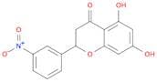 4H-1-Benzopyran-4-one, 2,3-dihydro-5,7-dihydroxy-2-(3-nitrophenyl)-