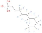 Silanetriol, 1-(3,3,4,4,5,5,6,6,7,7,8,8,9,9,10,10,10-heptadecafluorodecyl)-