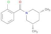 Piperidine, 1-(2-chlorobenzoyl)-3,5-dimethyl-, cis- (9CI)