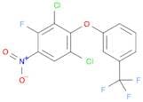 Benzene, 1,3-dichloro-4-fluoro-5-nitro-2-[3-(trifluoromethyl)phenoxy]-