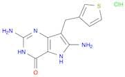 2,6-Diamino-7-(thiophen-3-ylmethyl)-3H-pyrrolo[3,2-d]pyrimidin-4(5H)-one hydrochloride