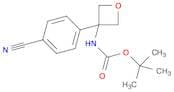tert-Butyl (3-(4-cyanophenyl)oxetan-3-yl)carbamate