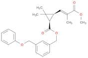 Cyclopropanecarboxylic acid, 3-(3-methoxy-2-methyl-3-oxo-1-propenyl)-2,2-dimethyl-, [3-(phenoxymet…