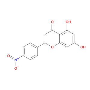 4H-1-Benzopyran-4-one, 2,3-dihydro-5,7-dihydroxy-2-(4-nitrophenyl)-