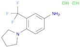 4-(1-Pyrrolidinyl)-3-(trifluoromethyl)bezenamine DiHCl