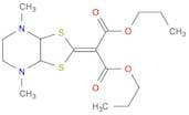 Propanedioic acid, 2-(hexahydro-4,7-dimethyl-1,3-dithiolo[4,5-b]pyrazin-2-ylidene)-, 1,3-dipropyl …