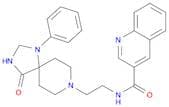 N-[2-(4-Oxo-1-phenyl-1,3,8-triazaspiro[4.5]dec-8-yl)ethyl]-3-quinolinecarboxamide