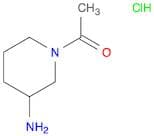 Ethanone, 1-(3-amino-1-piperidinyl)-, hydrochloride (1:1)