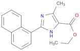 1H-Imidazole-5-carboxylic acid, 4-methyl-2-(1-naphthalenyl)-, ethyl ester