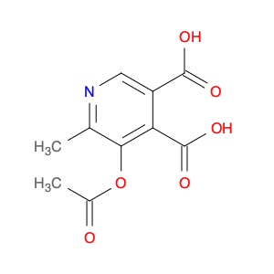 3,4-Pyridinedicarboxylic acid, 5-(acetyloxy)-6-methyl-