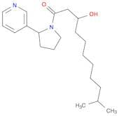 1-Undecanone, 3-hydroxy-10-methyl-1-[2-(3-pyridinyl)-1-pyrrolidinyl]-