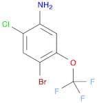 4-Bromo-2-chloro-5-(trifluoromethoxy)benzenamine
