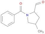 2-Pyrrolidinecarboxaldehyde, 1-benzoyl-4-methyl-