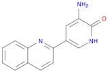 2(1H)-Pyridinone, 3-amino-5-(2-quinolinyl)-