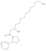 1-Tetradecanone, 3-hydroxy-1-[2-(3-pyridinyl)-1-pyrrolidinyl]-