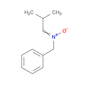 Benzenemethanamine, N-(2-methylpropylidene)-, N-oxide