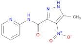 1H-Pyrazole-3-carboxamide, 5-methyl-4-nitro-N-2-pyridinyl-