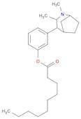 Decanoic acid, 3-(2,3-dimethyl-2-azabicyclo[3.2.1]oct-4-yl)phenyl ester