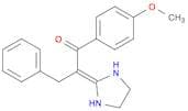 1-Propanone, 2-(2-imidazolidinylidene)-1-(4-methoxyphenyl)-3-phenyl-