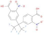 Benzoic acid, 4,4'-[2,2,2-trifluoro-1-(trifluoromethyl)ethylidene]bis[2-nitro- (9CI)