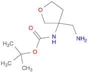 Carbamic acid, N-[3-(aminomethyl)tetrahydro-3-furanyl]-, 1,1-dimethylethyl ester
