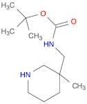 tert-Butyl ((3-methylpiperidin-3-yl)methyl)carbamate
