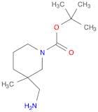 1-Piperidinecarboxylic acid, 3-(aminomethyl)-3-methyl-, 1,1-dimethylethyl ester