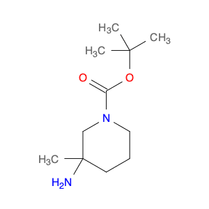 1-Piperidinecarboxylic acid, 3-amino-3-methyl-, 1,1-dimethylethyl ester